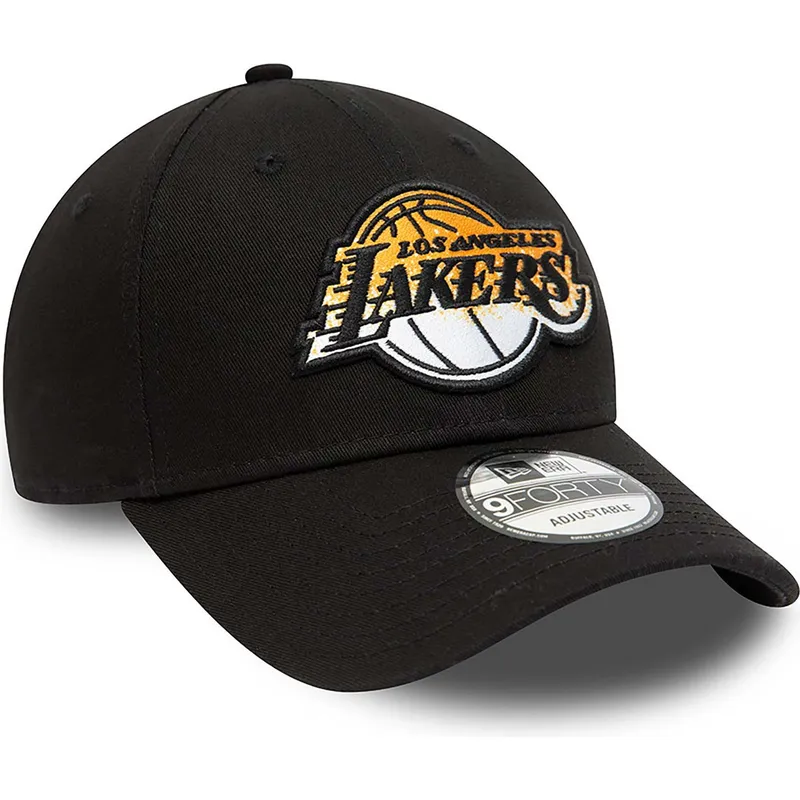 czapki-curva-czarny-tasma-regulowana-9forty-gradient-infill-los-angeles-lakers-nba-new-era