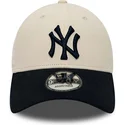 czapki-curva-bezowy-tasma-regulowana-9forty-new-york-yankees-mlb-new-era