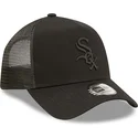 czarna-czapka-trucker-z-czarnym-logo-a-frame-tonal-mesh-chicago-white-sox-mlb-od-new-era