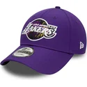 czapki-curva-fioletowy-tasma-regulowana-9forty-print-infill-los-angeles-lakers-nba-new-era