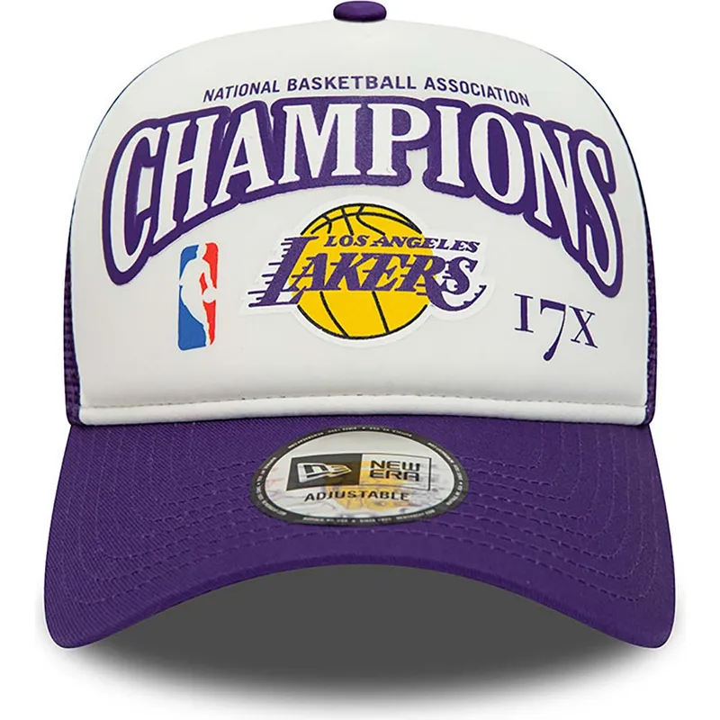 czapki-curva-fioletowy-snapback-a-frame-league-champions-los-angeles-lakers-nba-new-era