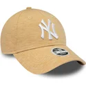 bezowa-regulowana-czapka-z-daszkiem-dla-kobiet-9forty-jersey-new-york-yankees-mlb-new-era