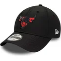 czapki-curva-czarny-tasma-regulowana-9forty-print-infill-chicago-bulls-nba-new-era