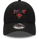czapki-curva-czarny-tasma-regulowana-9forty-print-infill-chicago-bulls-nba-new-era