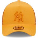 new-era-orange-logo-a-frame-tonal-mesh-new-york-yankees-mlb-orange-trucker-hat