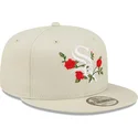 czapki-plana-bezowy-snapback-9fifty-flower-chicago-white-sox-mlb-new-era