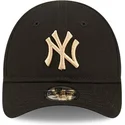 czapki-curva-czarny-tasma-regulowana-dla-dziecka-pequeno-9forty-league-essential-new-york-yankees-mlb-new-era