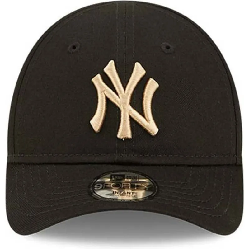 czapki-curva-czarny-tasma-regulowana-dla-dziecka-pequeno-9forty-league-essential-new-york-yankees-mlb-new-era