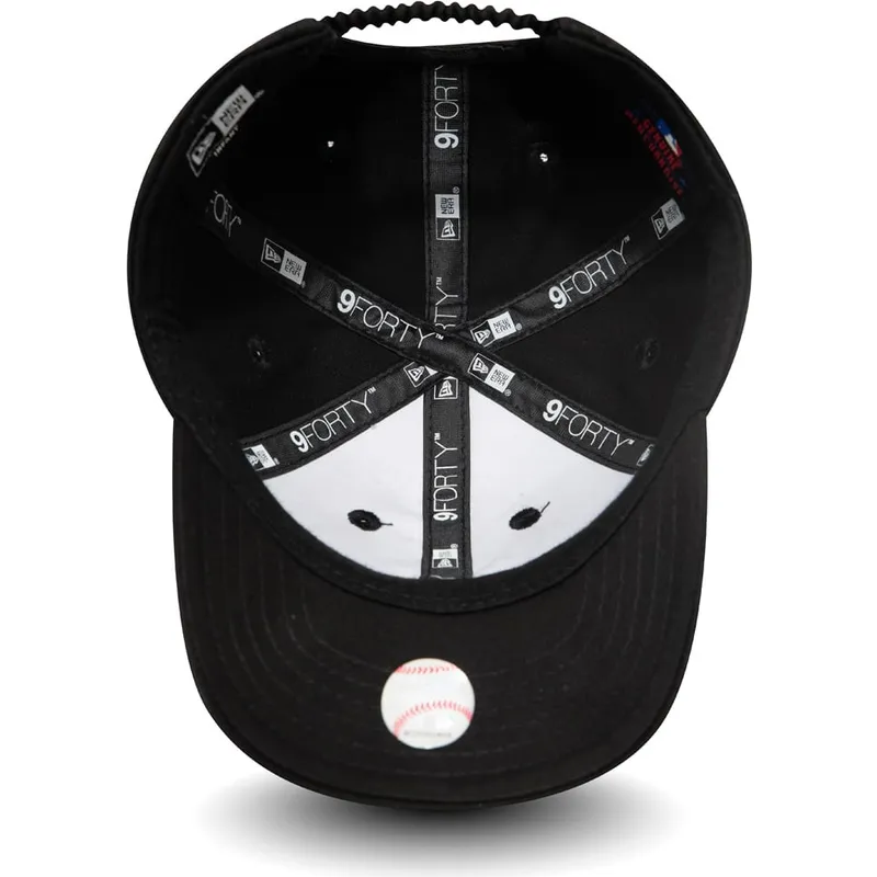 czapki-zakrzywiona-czarny-tasma-regulowana-dla-dziecka-9forty-league-essential-new-york-yankees-mlb-new-era