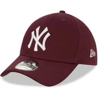 Dopasowana granatowa czapka z zakrzywionym daszkiem 39THIRTY League Essential od New York Yankees MLB od New Era