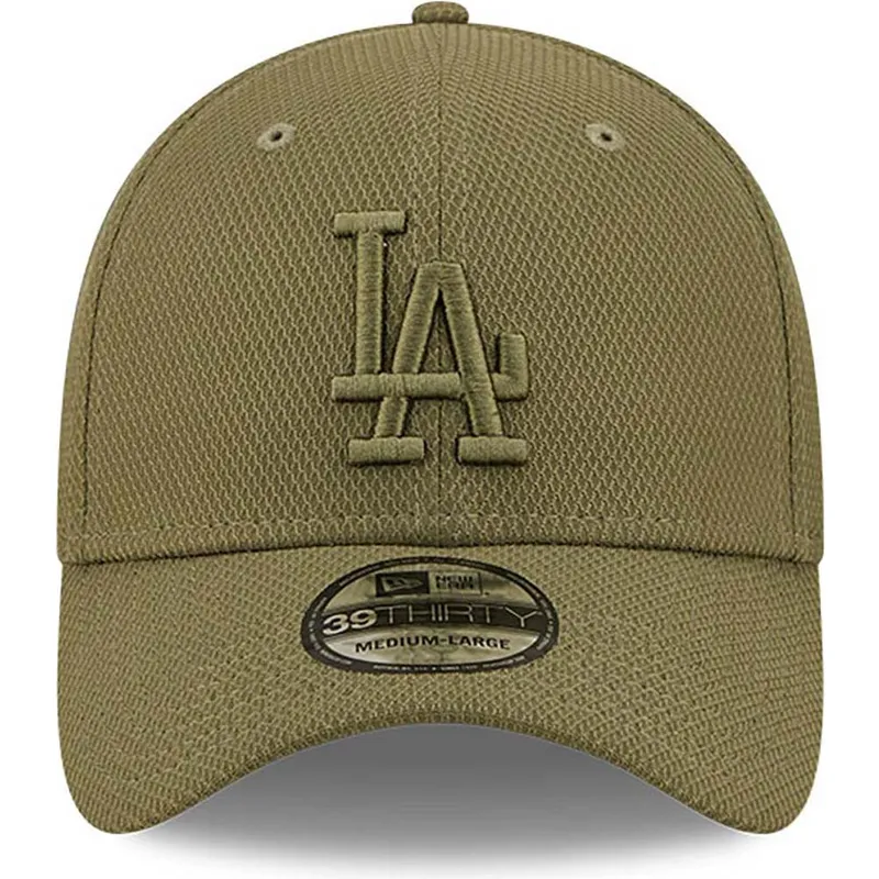 czapki-curva-zielony-dopasowany-39thirty-diamond-era-los-angeles-dodgers-mlb-new-era