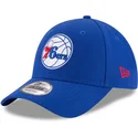 czapki-curva-niebieski-tasma-regulowana-9forty-league-philadelphia-76ers-nba-new-era