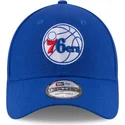 czapki-curva-niebieski-tasma-regulowana-9forty-league-philadelphia-76ers-nba-new-era