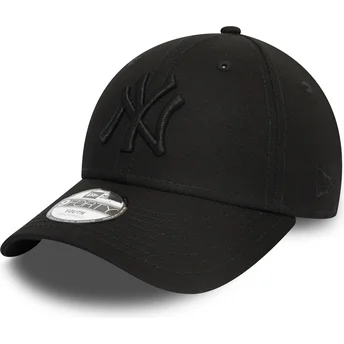 Czapki zakrzywiona czarny taśma regulowana dla dziecka 9FORTY League Essential New York Yankees MLB New Era