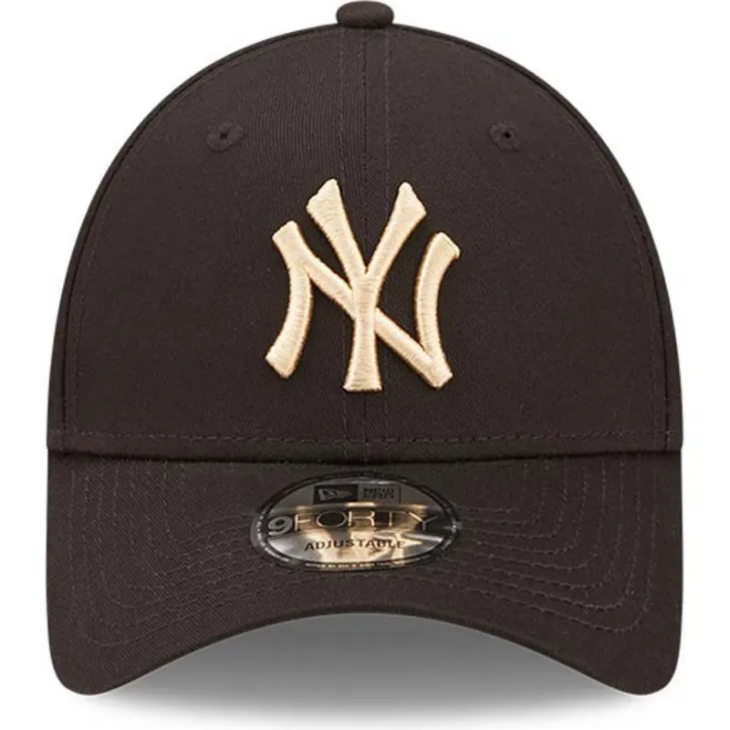 czapki-curva-czarny-tasma-regulowana-9forty-league-essential-new-york-yankees-mlb-new-era