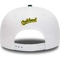 new-era-flat-brim-rickey-henderson-9fifty-crown-patches-oakland-athletics-mlb-white-and-green-snapback-cap