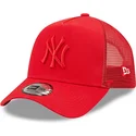 czapki-curva-czerwony-snapback-a-frame-tonal-mesh-new-york-yankees-mlb-new-era