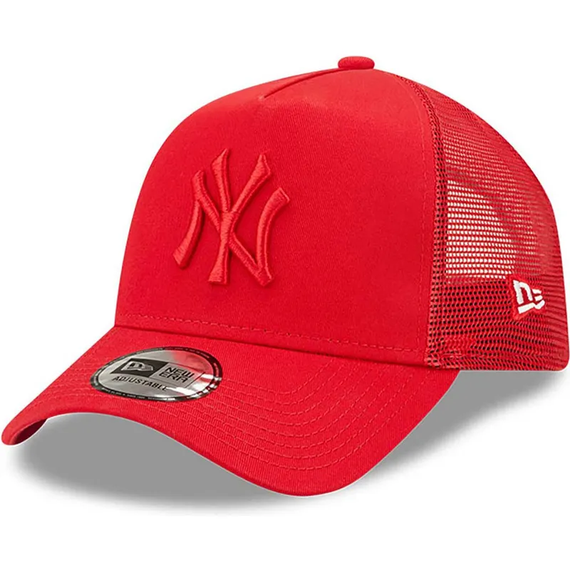 czapki-curva-czerwony-snapback-a-frame-tonal-mesh-new-york-yankees-mlb-new-era