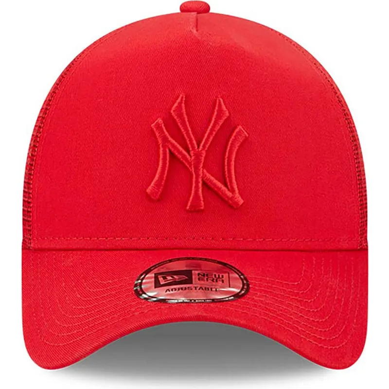 czapki-curva-czerwony-snapback-a-frame-tonal-mesh-new-york-yankees-mlb-new-era