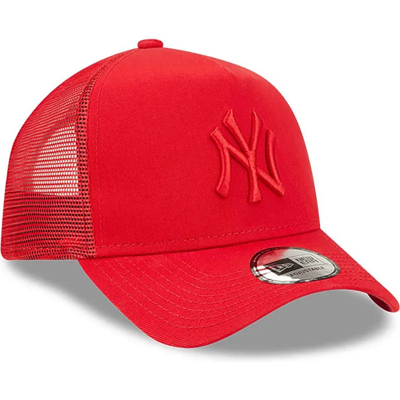 czapki-curva-czerwony-snapback-a-frame-tonal-mesh-new-york-yankees-mlb-new-era