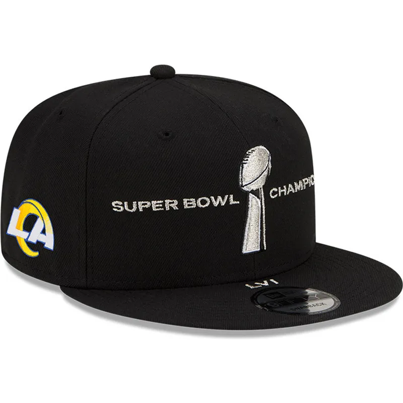 czapki-plana-czarny-snapback-9fifty-parade-super-bowl-champions-lvi-2022-los-angeles-rams-nfl-new-era