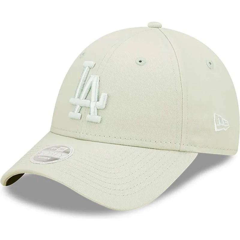 czapki-curva-zielony-tasma-regulowana-claro-claro-9forty-league-essential-los-angeles-dodgers-mlb-new-era