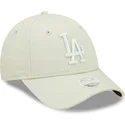 jasnozielona-regulowana-czapka-z-zakrzywionym-daszkiem-dla-kobiet-z-jasnozielonym-logo-9forty-league-essential-los-angeles-dodge