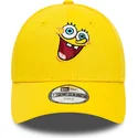 czapki-curva-zolty-tasma-regulowana-dla-dziecka-9forty-bob-esponja-bob-esponja-new-era