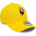 czapki-curva-zolty-tasma-regulowana-dla-dziecka-9forty-bob-esponja-bob-esponja-new-era