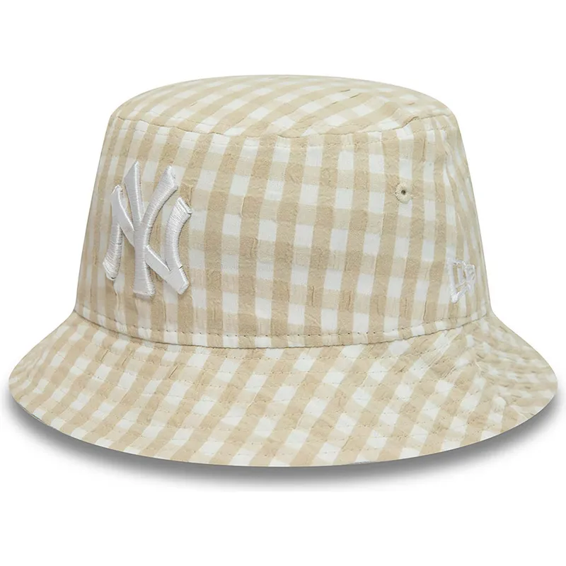 wiadra-bezowy-bucket-beige-para-mujer-tapered-gingham-new-era wiadra-bezowy-bucket-beige-para-mujer-tapered-gingham-new-era