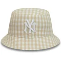 wiadra-bezowy-bucket-beige-para-mujer-tapered-gingham-new-era