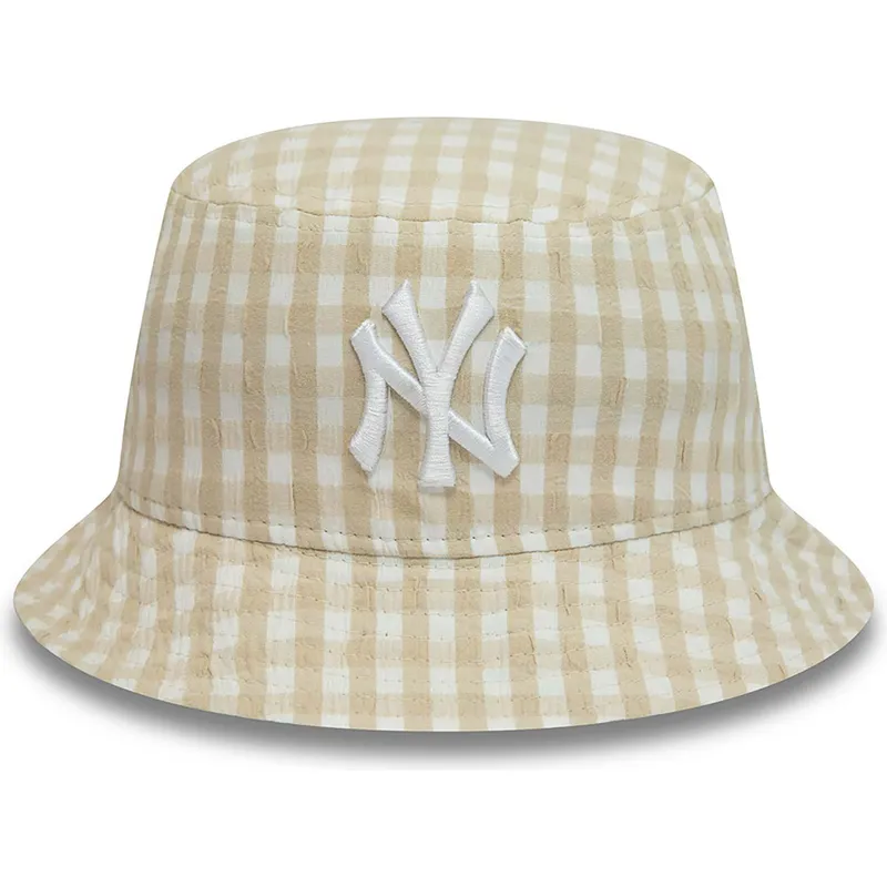 wiadra-bezowy-bucket-beige-para-mujer-tapered-gingham-new-era wiadra-bezowy-bucket-beige-para-mujer-tapered-gingham-new-era