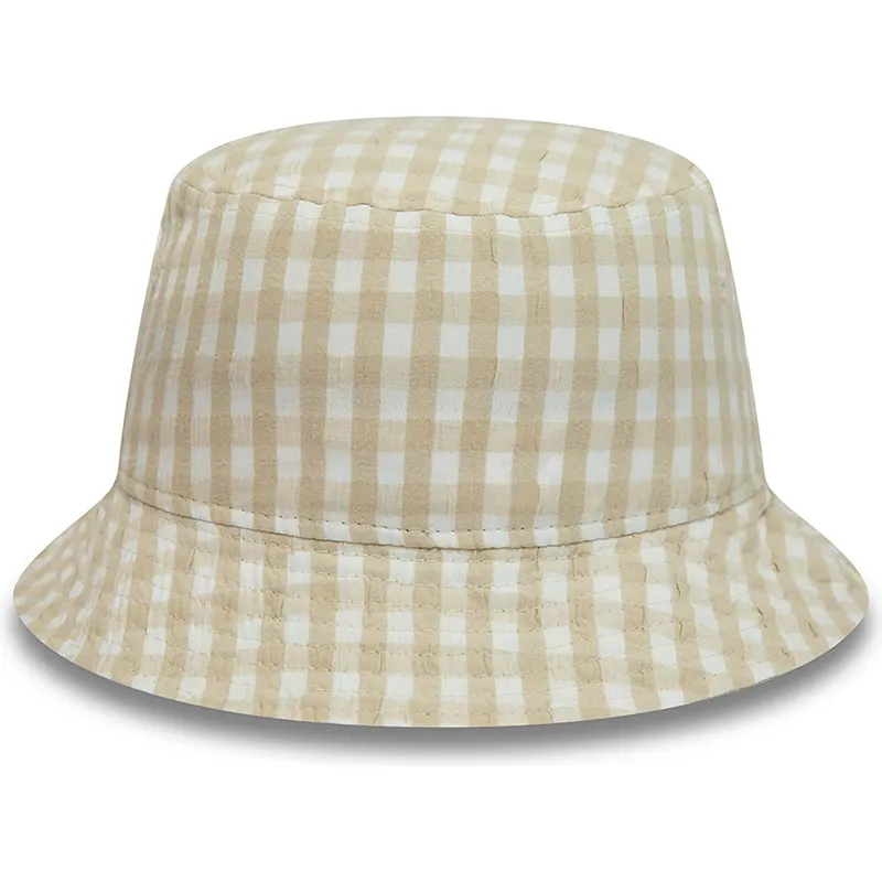 wiadra-bezowy-bucket-beige-para-mujer-tapered-gingham-new-era wiadra-bezowy-bucket-beige-para-mujer-tapered-gingham-new-era