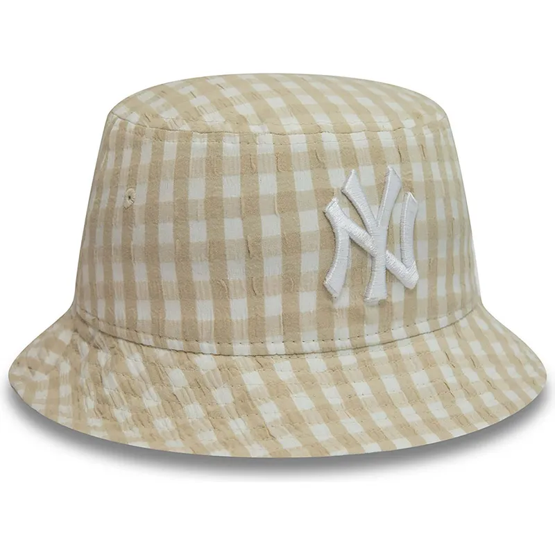 wiadra-bezowy-bucket-beige-para-mujer-tapered-gingham-new-era wiadra-bezowy-bucket-beige-para-mujer-tapered-gingham-new-era
