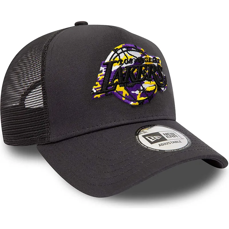 czapki-curva-szary-snapback-a-frame-team-camo-infill-los-angeles-lakers-nba-new-era