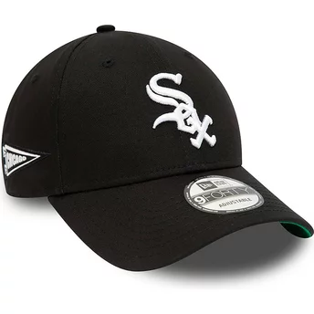 Czarna, regulowana czapka z zakrzywionym daszkiem 9FORTY Team Side Patch Chicago White Sox MLB od New Era