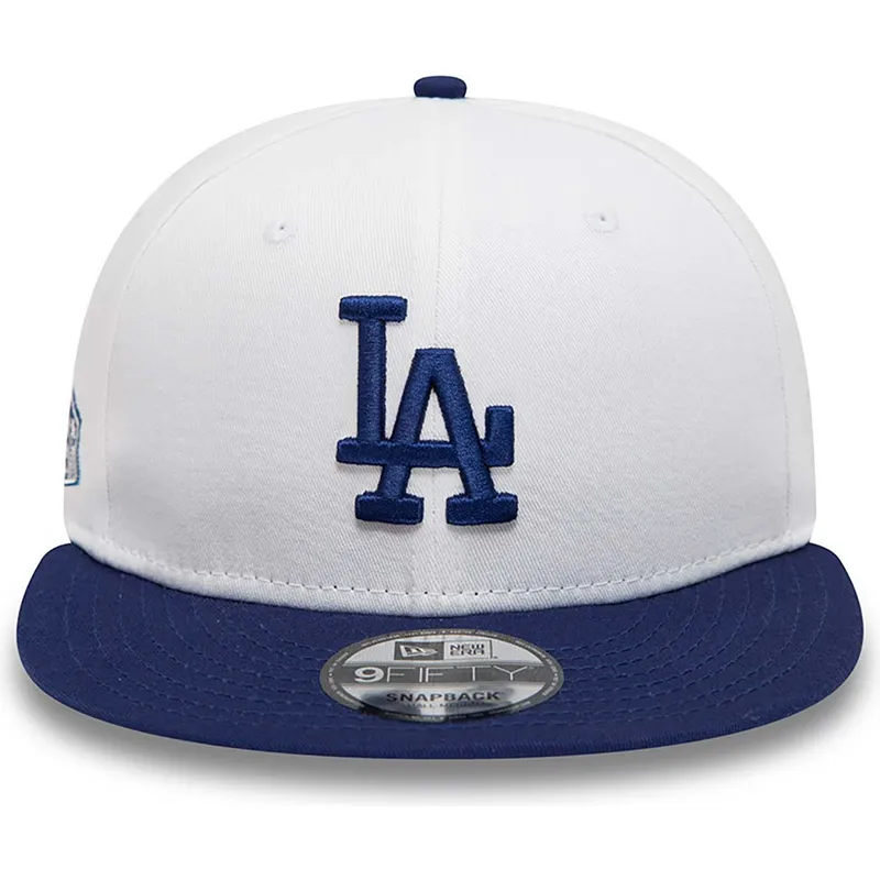 czapki-plana-bialy-snapback-9fifty-crown-patches-los-angeles-dodgers-mlb-new-era