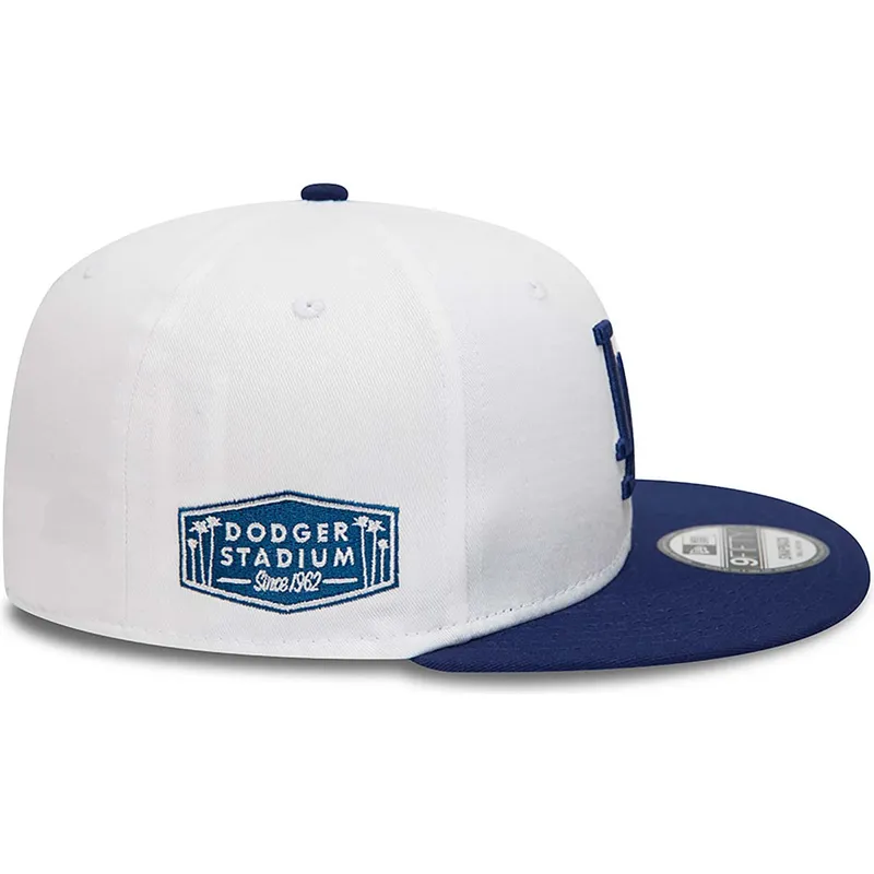 czapki-plana-bialy-snapback-9fifty-crown-patches-los-angeles-dodgers-mlb-new-era