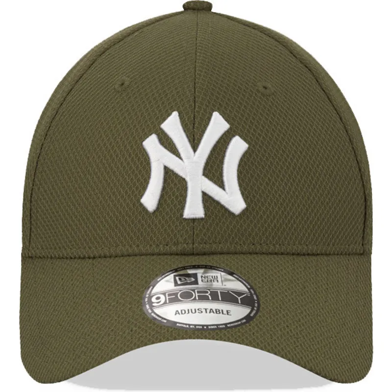 czapki-curva-zielony-tasma-regulowana-9forty-diamond-era-new-york-yankees-mlb-new-era