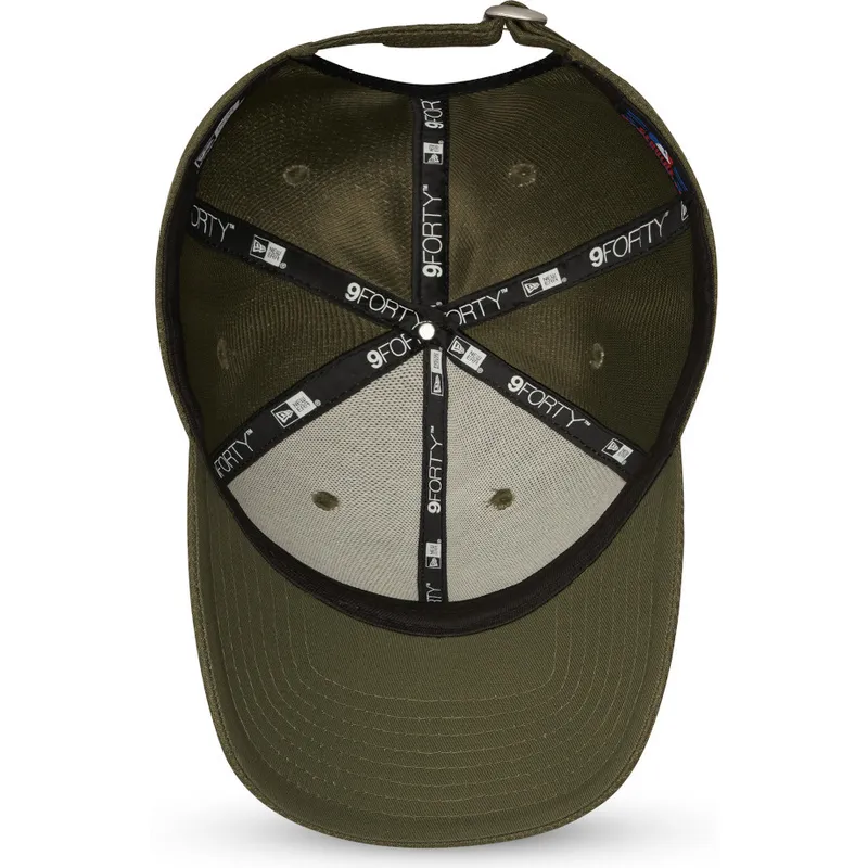 czapki-curva-zielony-tasma-regulowana-9forty-diamond-era-new-york-yankees-mlb-new-era