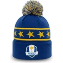 niebiesko-zolta-czapka-z-pomponem-cuff-sunday-bobble-ryder-cup-europe-marki-new-era