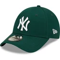 czapki-curva-zielony-tasma-regulowana-9forty-league-essential-new-york-yankees-mlb-new-era