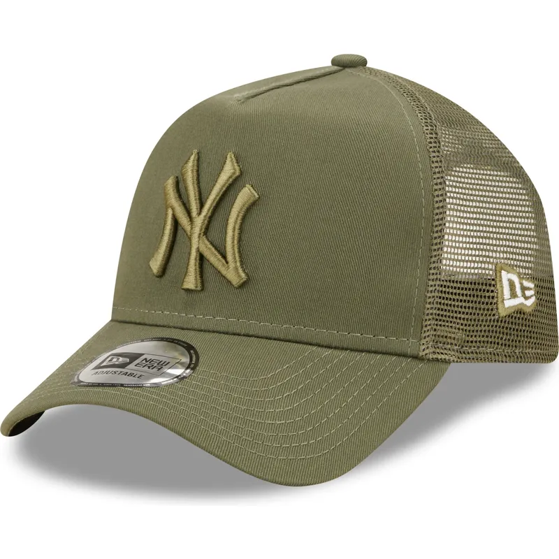 czapki-curva-zielony-snapback-a-frame-tonal-mesh-new-york-yankees-mlb-new-era