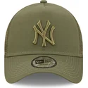 czapki-curva-zielony-snapback-a-frame-tonal-mesh-new-york-yankees-mlb-new-era
