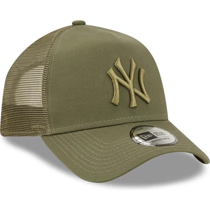 czapki-curva-zielony-snapback-a-frame-tonal-mesh-new-york-yankees-mlb-new-era