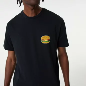 Czarna koszulka z krótkim rękawem Good Burger Good Life Food Graphic od New Era