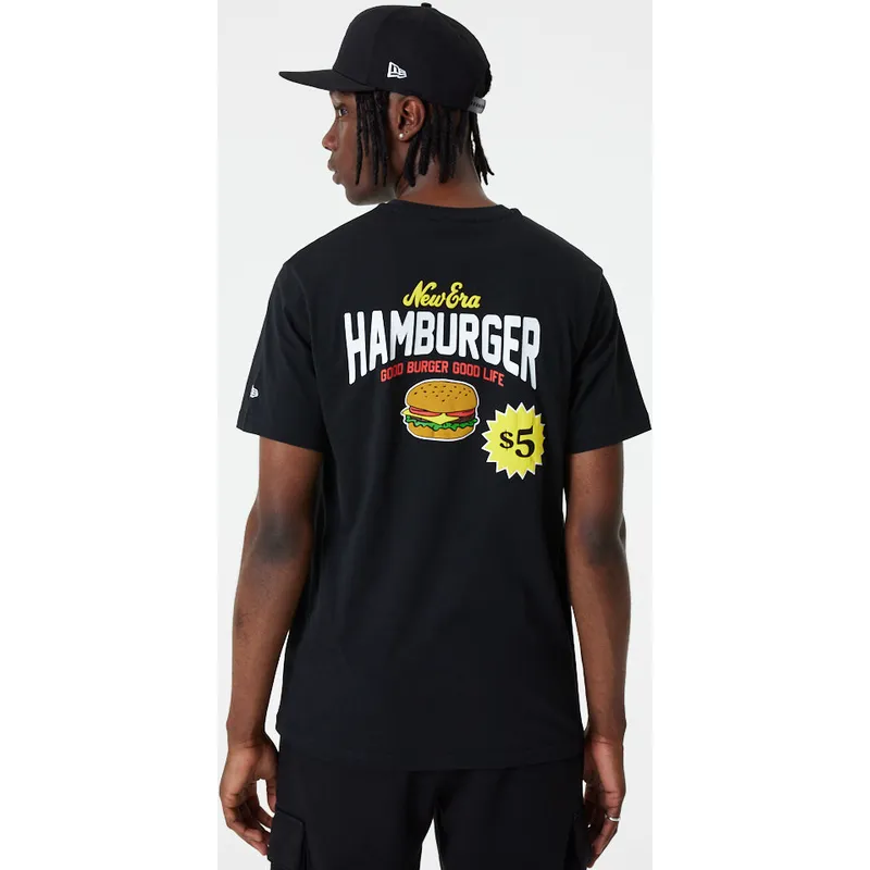 koszulki-krotki-rekaw-czarny-camiseta-manga-corta-negra-good-burger-good-life-food-graphic-new-era
