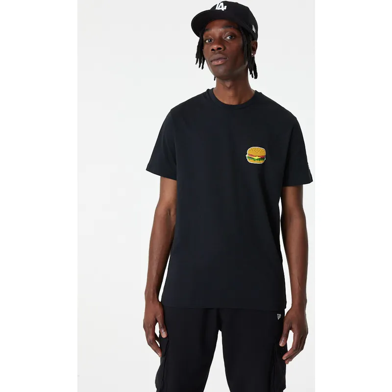 koszulki-krotki-rekaw-czarny-camiseta-manga-corta-negra-good-burger-good-life-food-graphic-new-era