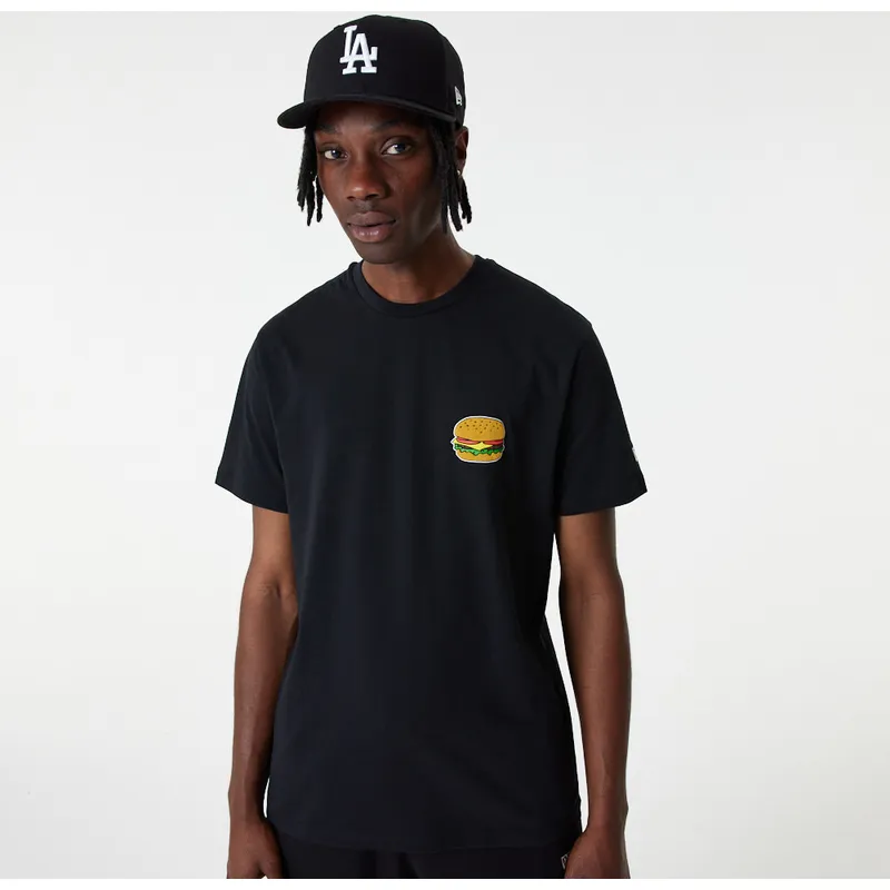 koszulki-krotki-rekaw-czarny-camiseta-manga-corta-negra-good-burger-good-life-food-graphic-new-era