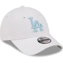 biala-zakrzywiona-regulowana-czapka-z-niebieskim-logo-dla-dzieci-9forty-league-essential-los-angeles-dodgers-mlb-od-new-era